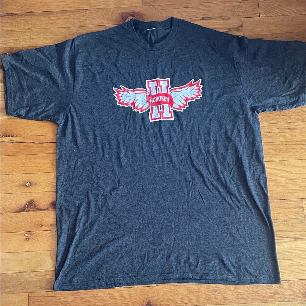 Hoboken Redwings Tee Shirt Gray